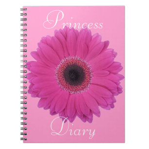 Fuschia Blumen-Prinzessin Diary Notebook Notizblock