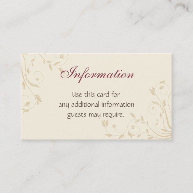 Fuschia Daffodils und Weizen Begleitkarte (Vorderseite)