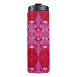 Fuschia Ikat Thermosbecher