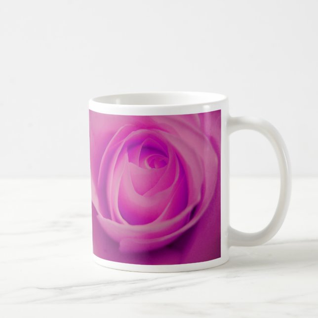 Fuschia Rosen-Tasse Tasse (Rechts)