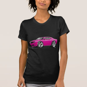 Fuschia-Schwarzes Auto des Herausforderer-SRT8 T-Shirt