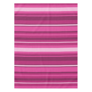 Fuschia-Streifen Tischdecke