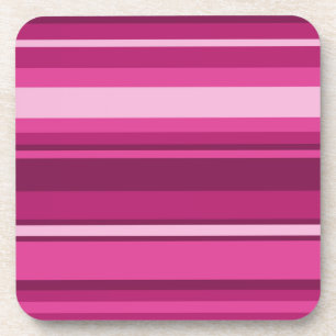 Fuschia-Streifen Untersetzer