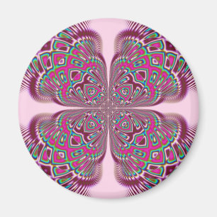 Fusha Pink Blume Magnet