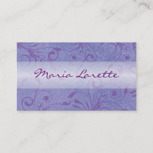 FUSHIA-WIRBEL Grafik-Designer-Visitenkarte Visitenkarte