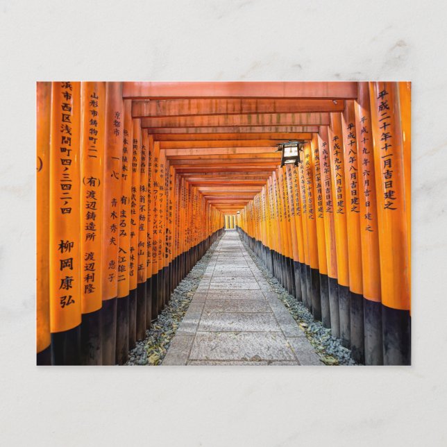 Fushimi Inari Shrine, Kyoto, Japan Postkarte (Vorderseite)