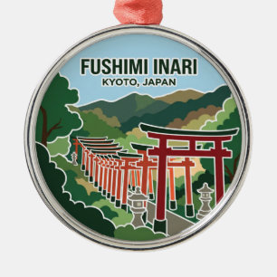 Fushimi Inari Taisha Japan Ornament Aus Metall
