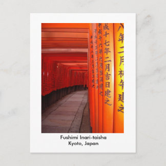 Fushimi Inari-taisha Kyoto, Japan Postkarte