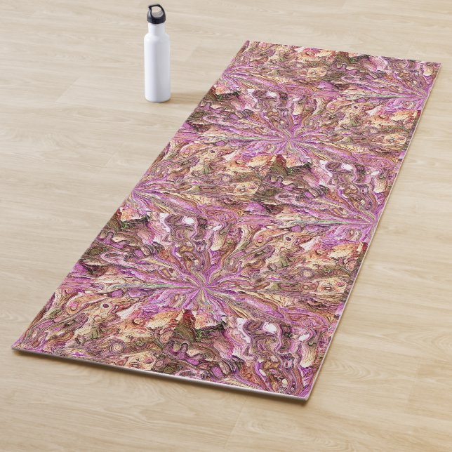 Fushsia Modern Art Yoga Mat Yogamatte (Beispiel)