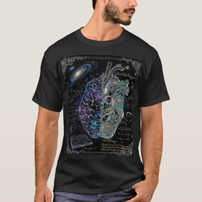Fusion von Geist und Herz T-Shirt (Vorderseite)