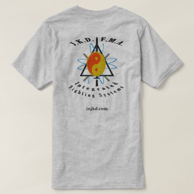 Fusons integriertes Kriegskunst-Shirt T-Shirt (Design Rückseite)