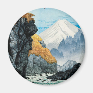 Fuß des Mount Ashitaka (1932) von Hiroaki Takahash Magnet