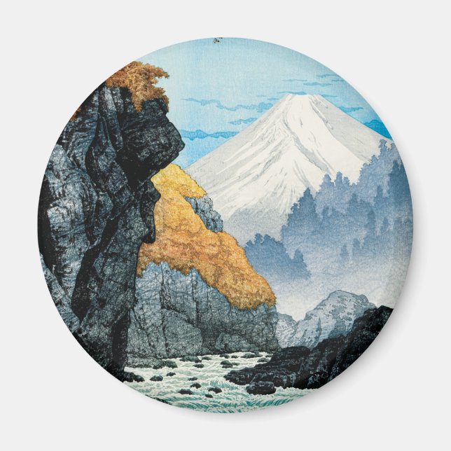 Fuß des Mount Ashitaka (1932) von Hiroaki Takahash Magnet (Vorne)
