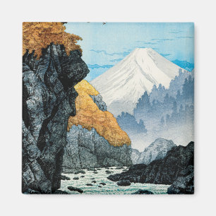 Fuß des Mount Ashitaka (1932) von Hiroaki Takahash Magnet