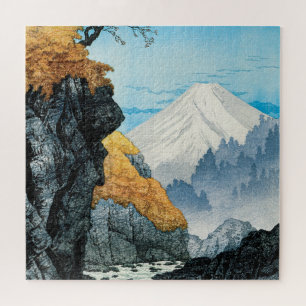 Fuß des Mount Ashitaka (1932) von Hiroaki Takahash Puzzle