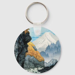 Fuß des Mount Ashitaka (1932) von Hiroaki Takahash Schlüsselanhänger
