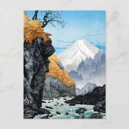 Fuß des Mount Ashitaka von Takahashi, japanische K Postkarte