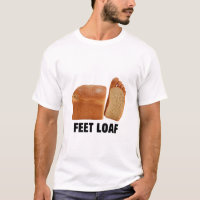 Fuß Laib Design Logo Brainrot Brot Schwarz Text