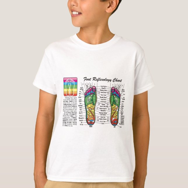 Fuß-Massage-Reflexzonenmassage T-Shirt (Vorderseite)