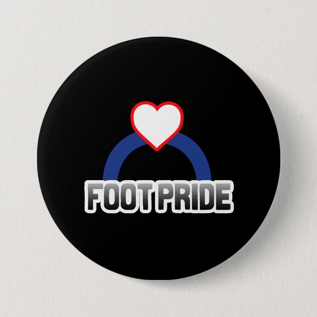 Fuß-Stolz Button (Vorderseite)