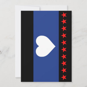 Fuß-Stolz-Flagge Feiertagskarte