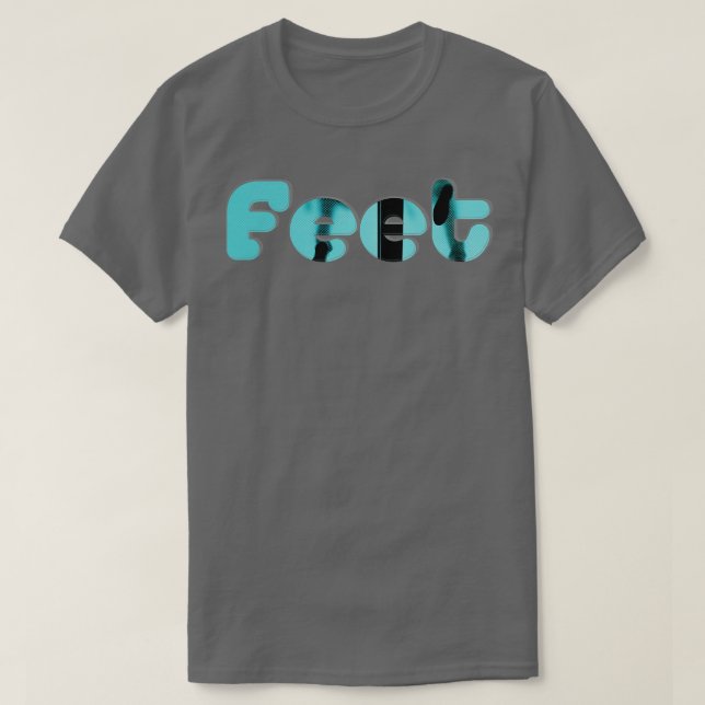 Fuß T-Shirt (Design vorne)
