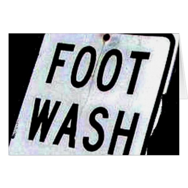 FUSS-WÄSCHE (Vorderseite (Horizontal))