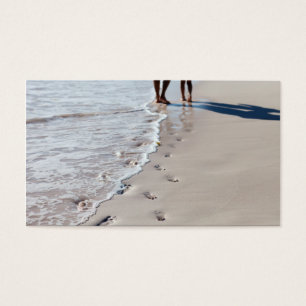 Fußabdrücke am Strand