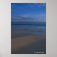 Fußabdrücke am Strand