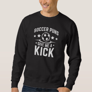Fußabdrücke geben mir einen Kick Sweatshirt