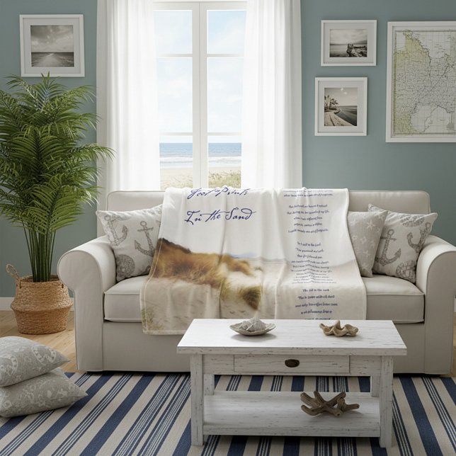 Fußabdrücke im Sand Sherpadecke (Von Creator hochgeladen)