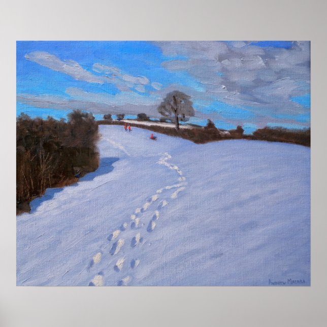 Fußabdrücke im Schnee 2009 Poster (Vorne)