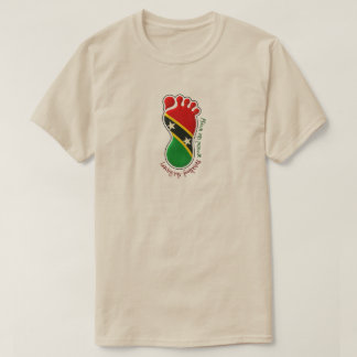 Fußabdrücke SKN Erwachsene T-Shirt