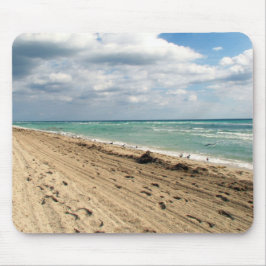 Fußabdrücke und Ozeane Mousepad
