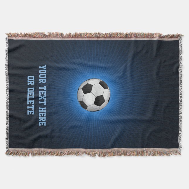 Fußbalball Personalizable Fußball-| Decke (Vorderseite)