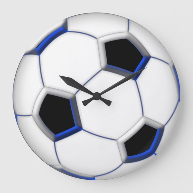 Fußball 10,75" große wanduhr (Vorderseite)