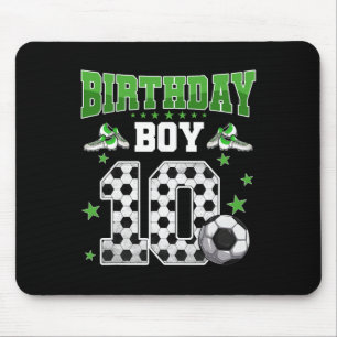 Fußball 10. Geburtstag Junge 10 Jahre Sport 10 Jah Mousepad