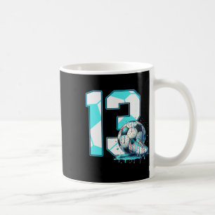 Fußball 13. Geburtstag 13 Jahre alte Eis-Drip Bd Kaffeetasse