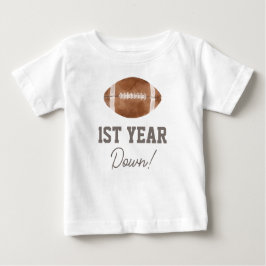 Fußball 1. Geburtstag Baby T-shirt