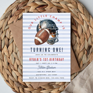 Fußball 1. Geburtstag Einladung