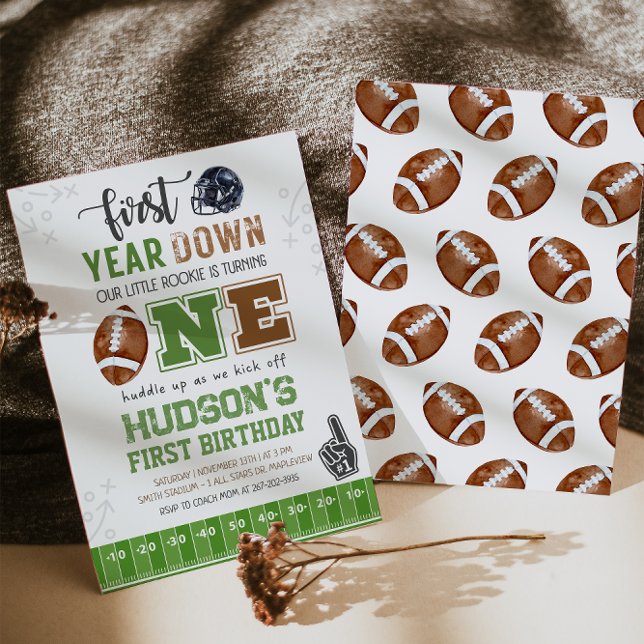 Fußball 1. Geburtstag Einladung (Von Creator hochgeladen)