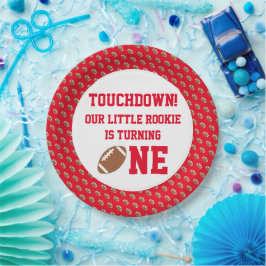 Fußball 1. Geburtstag Pappteller