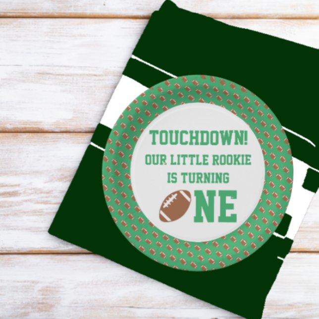 Fußball 1. Geburtstag Pappteller (Von Creator hochgeladen)