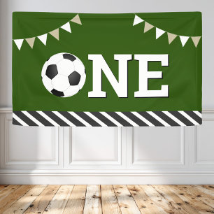 Fußball 1. Geburtstag Party Banner