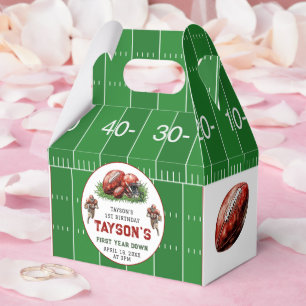 Fußball 1. Geburtstag Party Geschenkschachtel