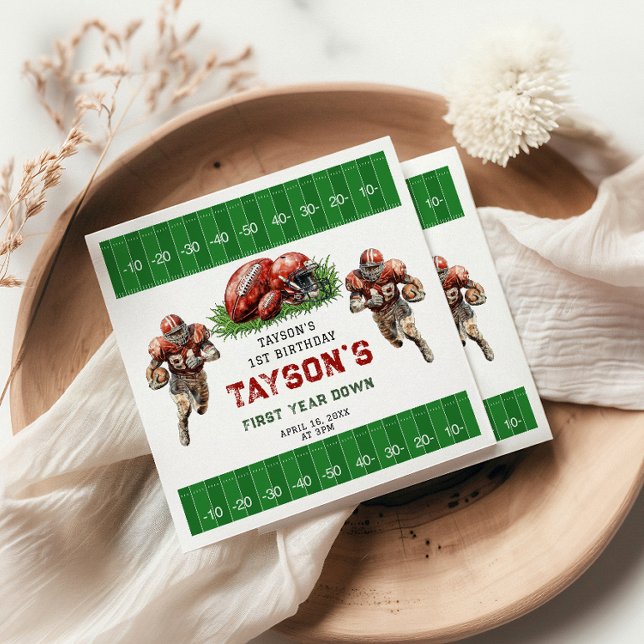 Fußball 1. Geburtstag Party Serviette (Von Creator hochgeladen)