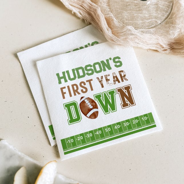 Fußball 1. Geburtstag Serviette (Von Creator hochgeladen)