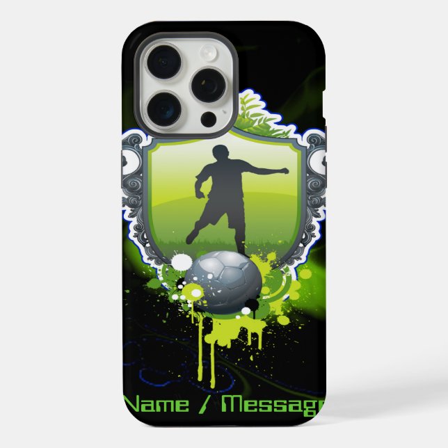 Fußball 1 Koffer iPhone Hülle (Rückseite)