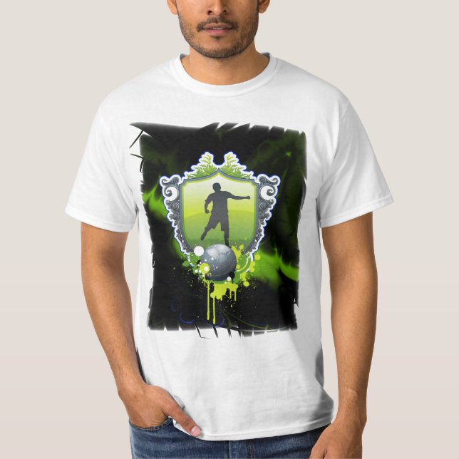 Fußball-1-Shirt T-Shirt (Vorderseite)