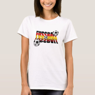 Fussball 2010 Deutsche Flaggschiff Fußballgeschenk T-Shirt
